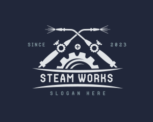 Blow Torch Gear Welder logo design