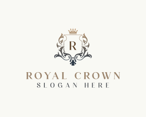 Monarch Crown Shield logo design