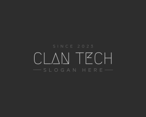 Futuristic Tech Business Logo