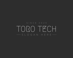 Futuristic Tech Business logo design