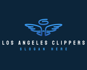 Halo Angel Wings logo design
