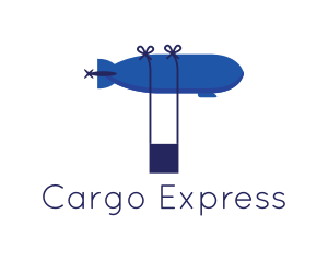 Cargo - Blue Airship Cargo logo design