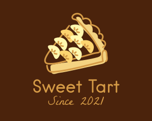 Tart - Lemon Tart Dessert logo design