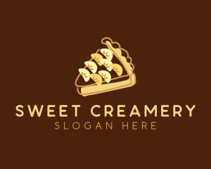 Lemon Tart Dessert  logo design