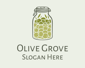 Greece - Green Olive Oil Jar logo design