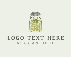 Olive Oil Jar logo design