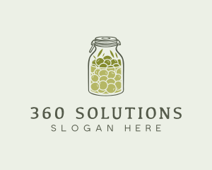 Olive Oil Jar logo design