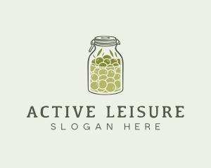 Olive Oil Jar logo design