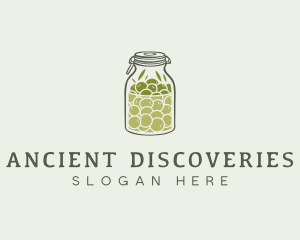 Olive Oil Jar logo design