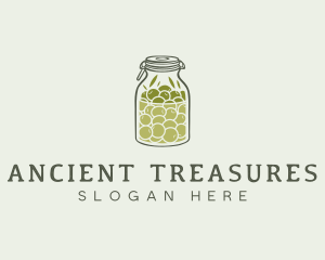 Olive Oil Jar logo design