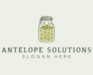 Olive Oil Jar logo design