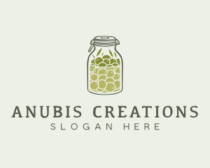 Olive Oil Jar logo design