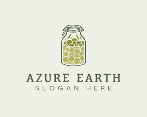 Olive Oil Jar logo design