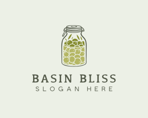 Olive Oil Jar logo design