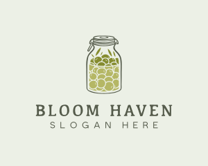 Olive Oil Jar logo design