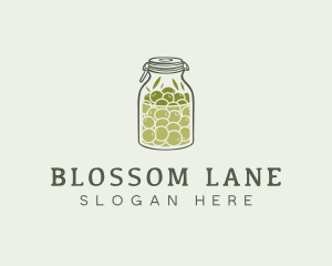 Olive Oil Jar logo design