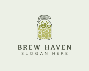 Olive Oil Jar logo design