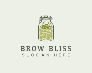 Olive Oil Jar logo design