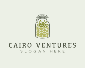 Olive Oil Jar logo design