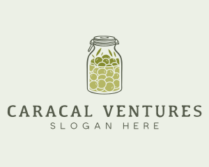 Olive Oil Jar logo design