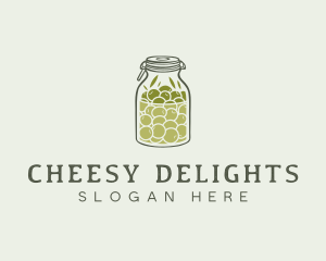 Olive Oil Jar logo design