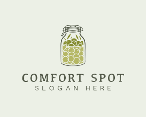 Olive Oil Jar logo design