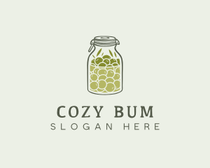 Olive Oil Jar logo design