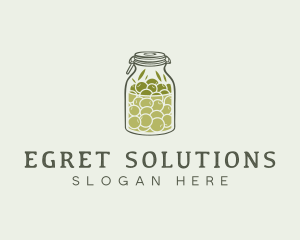 Olive Oil Jar logo design