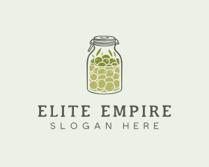 Olive Oil Jar logo design