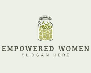 Olive Oil Jar logo design