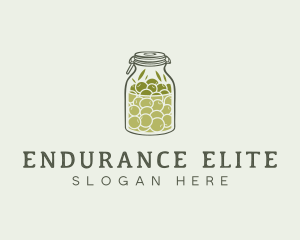 Olive Oil Jar logo design