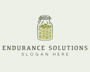 Olive Oil Jar logo design