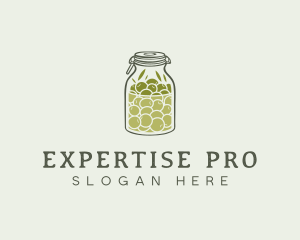 Olive Oil Jar logo design