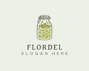 Olive Oil Jar logo design