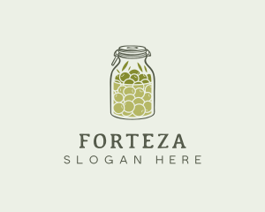 Olive Oil Jar logo design