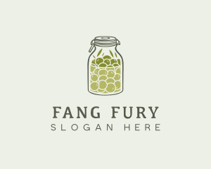 Olive Oil Jar logo design