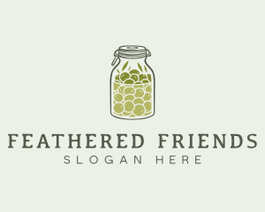 Olive Oil Jar logo design