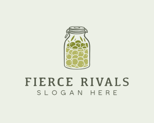 Olive Oil Jar logo design