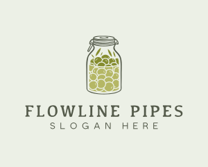 Olive Oil Jar logo design