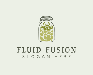 Olive Oil Jar logo design