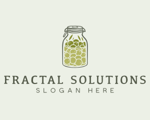 Olive Oil Jar logo design