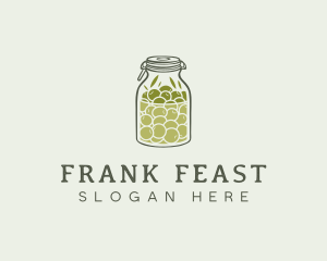 Olive Oil Jar logo design