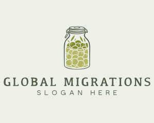 Olive Oil Jar logo design