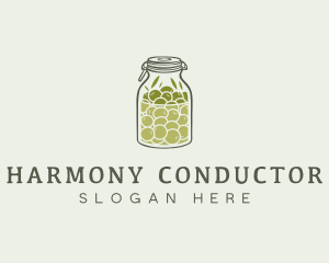 Olive Oil Jar logo design