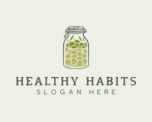 Olive Oil Jar logo design