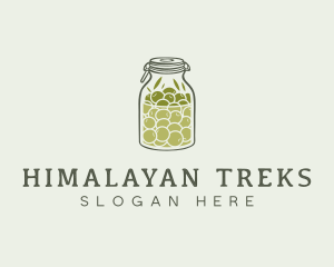 Olive Oil Jar logo design