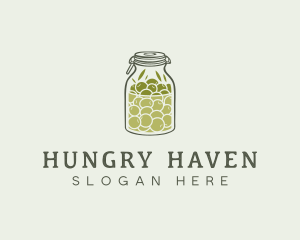 Olive Oil Jar logo design