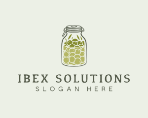 Olive Oil Jar logo design