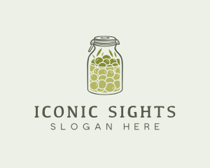 Olive Oil Jar logo design