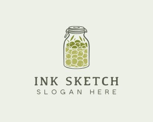 Olive Oil Jar logo design